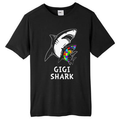 Gigi Shark Autism Awareness Tall Fusion ChromaSoft Performance T-Shirt