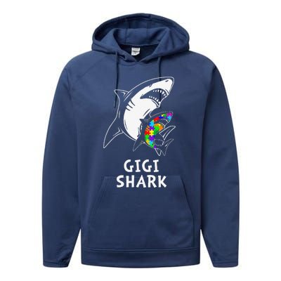 Gigi Shark Autism Awareness Performance Fleece Hoodie