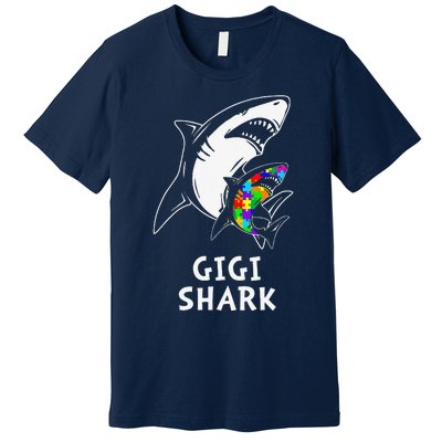 Gigi Shark Autism Awareness Premium T-Shirt