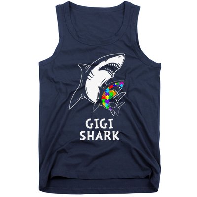 Gigi Shark Autism Awareness Tank Top