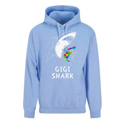 Gigi Shark Autism Awareness Unisex Surf Hoodie