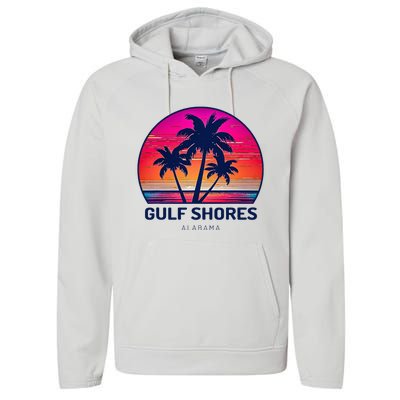 Gulf Shores Alabama Performance Fleece Hoodie