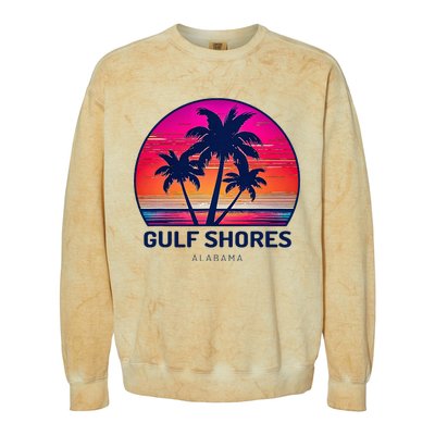 Gulf Shores Alabama Colorblast Crewneck Sweatshirt