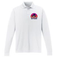 Gulf Shores Alabama Performance Long Sleeve Polo