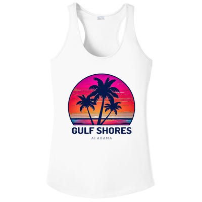 Gulf Shores Alabama Ladies PosiCharge Competitor Racerback Tank