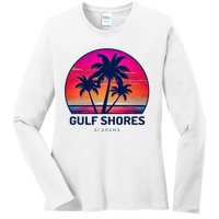 Gulf Shores Alabama Ladies Long Sleeve Shirt