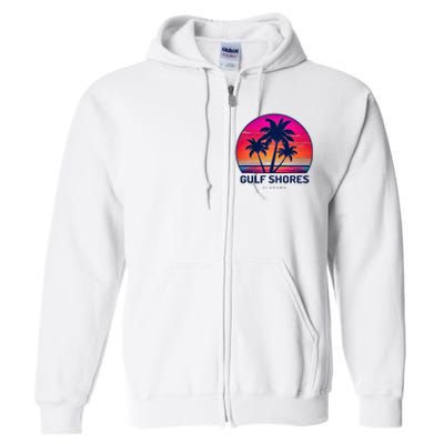 Gulf Shores Alabama Full Zip Hoodie