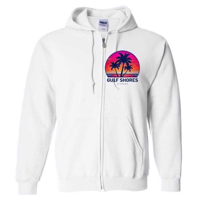 Gulf Shores Alabama Full Zip Hoodie