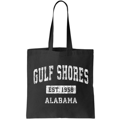 Gulf Shores Alabama Al Vintage Established Sports Design Bag
