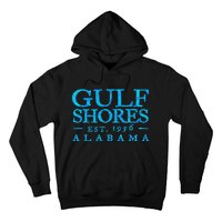 Gulf Shores Alabama Retro Colorful Text S Souvenir Hoodie