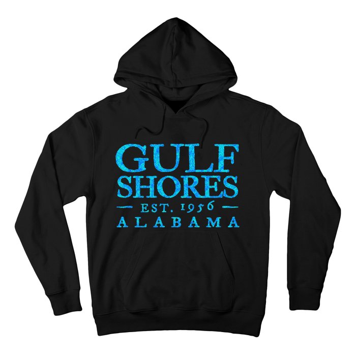 Gulf Shores Alabama Retro Colorful Text S Souvenir Hoodie