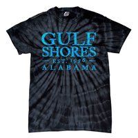 Gulf Shores Alabama Retro Colorful Text S Souvenir Tie-Dye T-Shirt