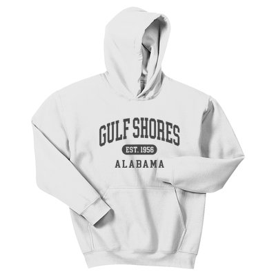 Gulf Shores Alabama Retro Throwback Letter Vacation Souvenir Kids Hoodie