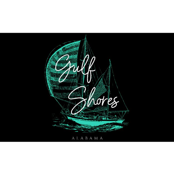 Gulf Shores Alabama Sailboat Bumper Sticker