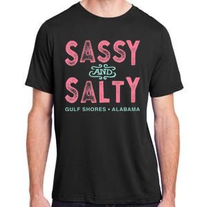 Gulf Shores Alabama Sassy And Salty Adult ChromaSoft Performance T-Shirt