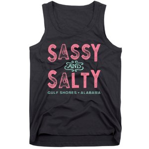 Gulf Shores Alabama Sassy And Salty Tank Top