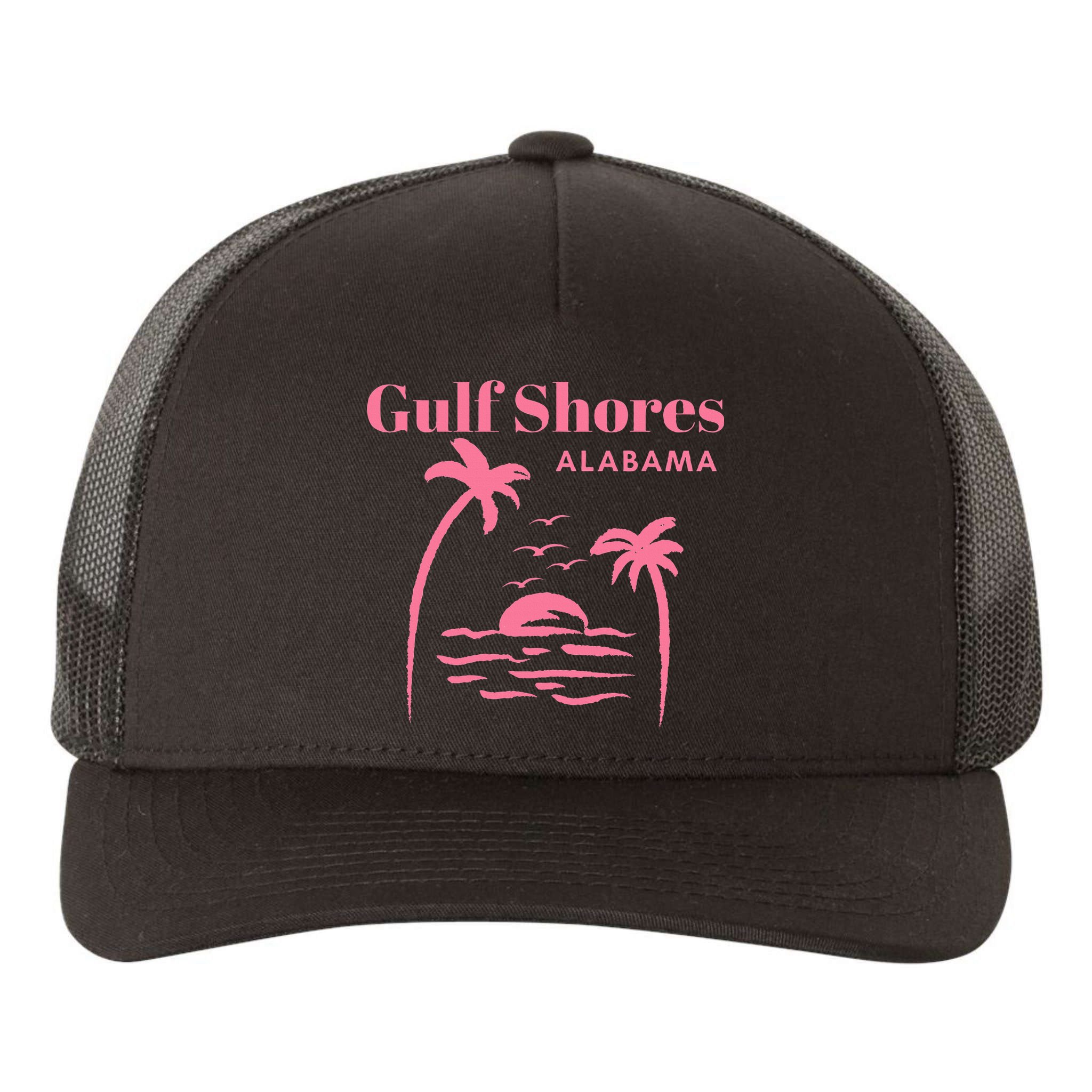 Gulf Shores Alabama Vacation Yupoong Adult 5-Panel Trucker Hat