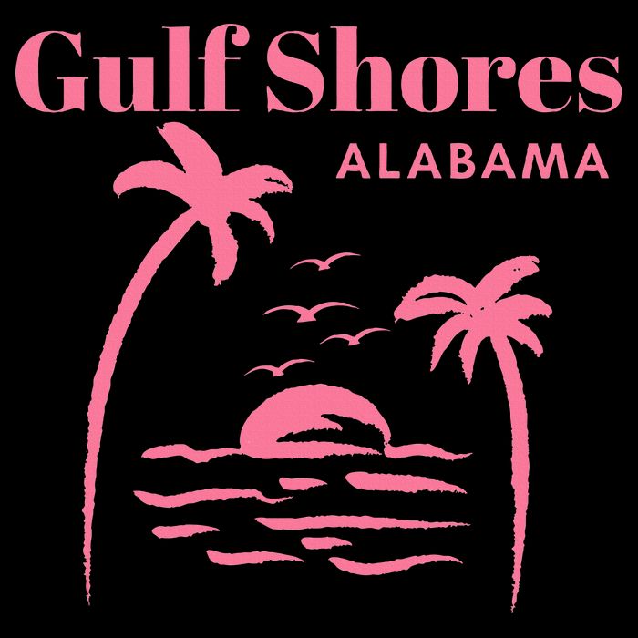Gulf Shores Alabama Vacation Flatbill Hat