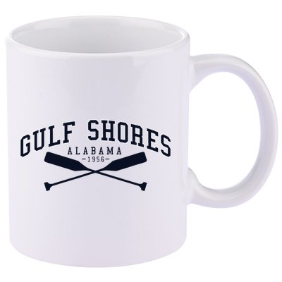 Gulf Shores Alabama 11oz C Handle Ceramic Mug