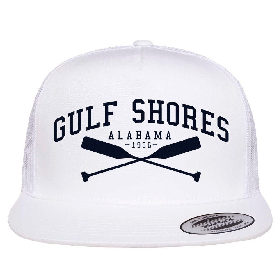 Gulf Shores Alabama Flat Bill Trucker Hat