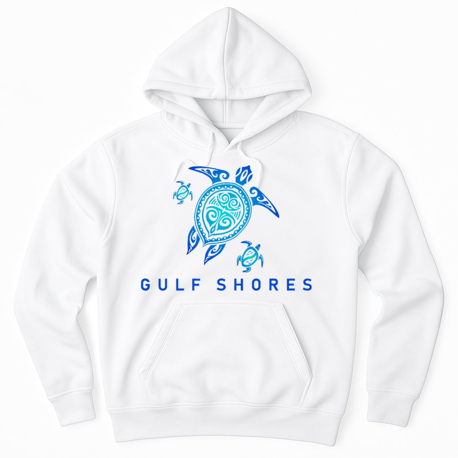 Gulf Shores Alabama Vintage Style Beach Hoodie
