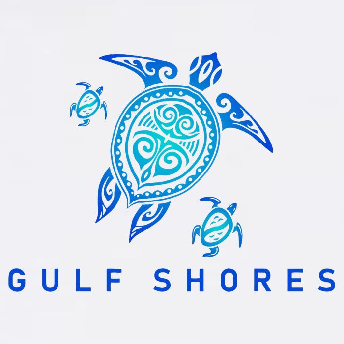 Gulf Shores Alabama Vintage Style Beach Button