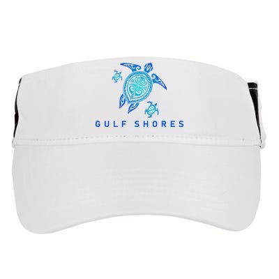 Gulf Shores Alabama Vintage Style Beach Adult Drive Performance Visor