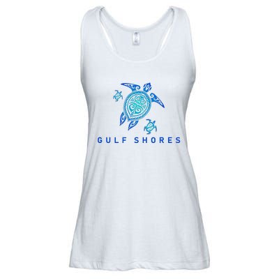 Gulf Shores Alabama Vintage Style Beach Ladies Essential Flowy Tank