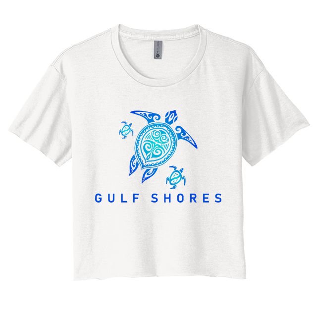 Gulf Shores Alabama Vintage Style Beach Crop Top