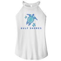 Gulf Shores Alabama Vintage Style Beach Women’s Perfect Tri Rocker Tank