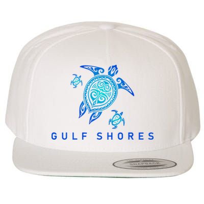 Gulf Shores Alabama Vintage Style Beach Wool Snapback Cap