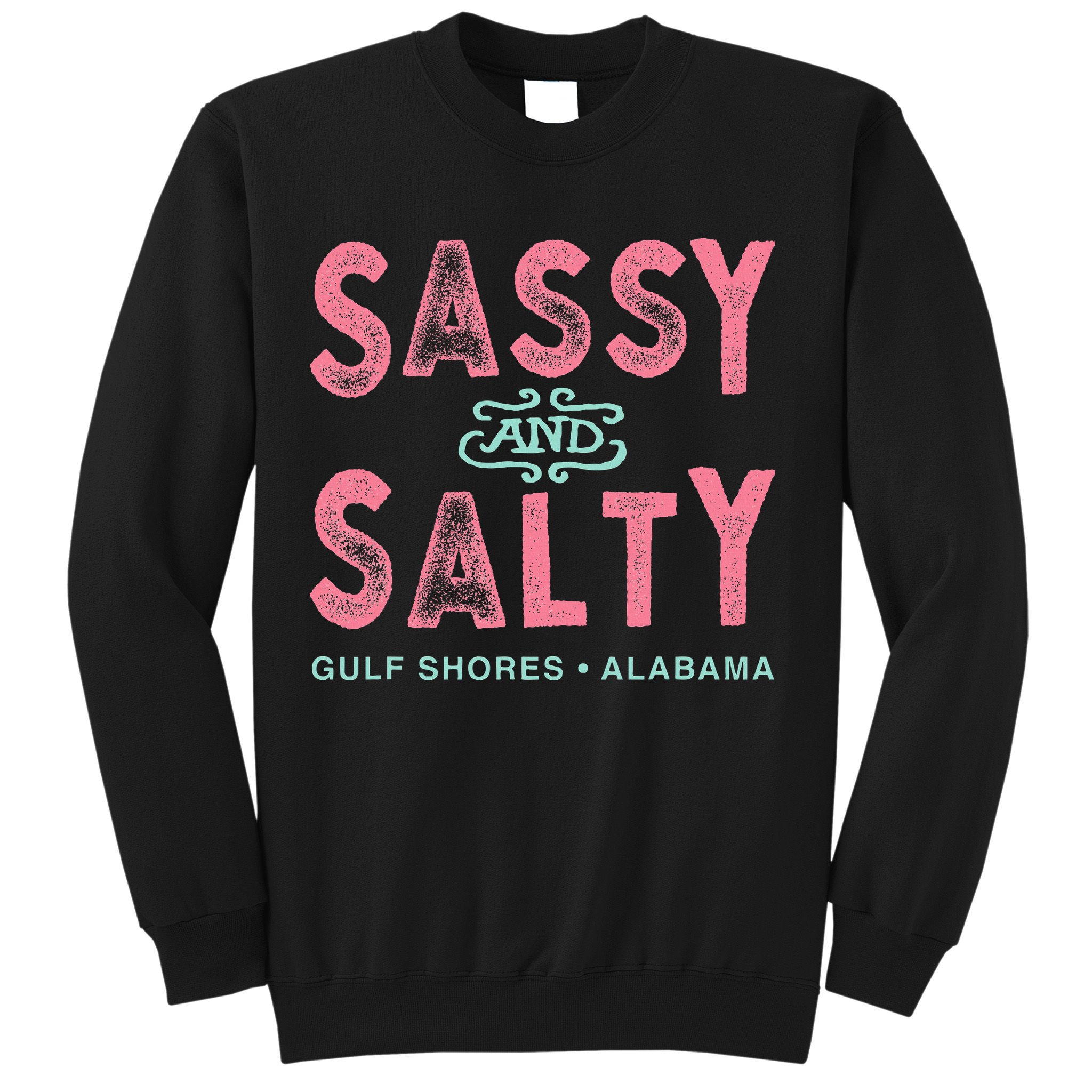 Gulf Shores Alabama Sea Blue Tribal Turtle Sweatshirt