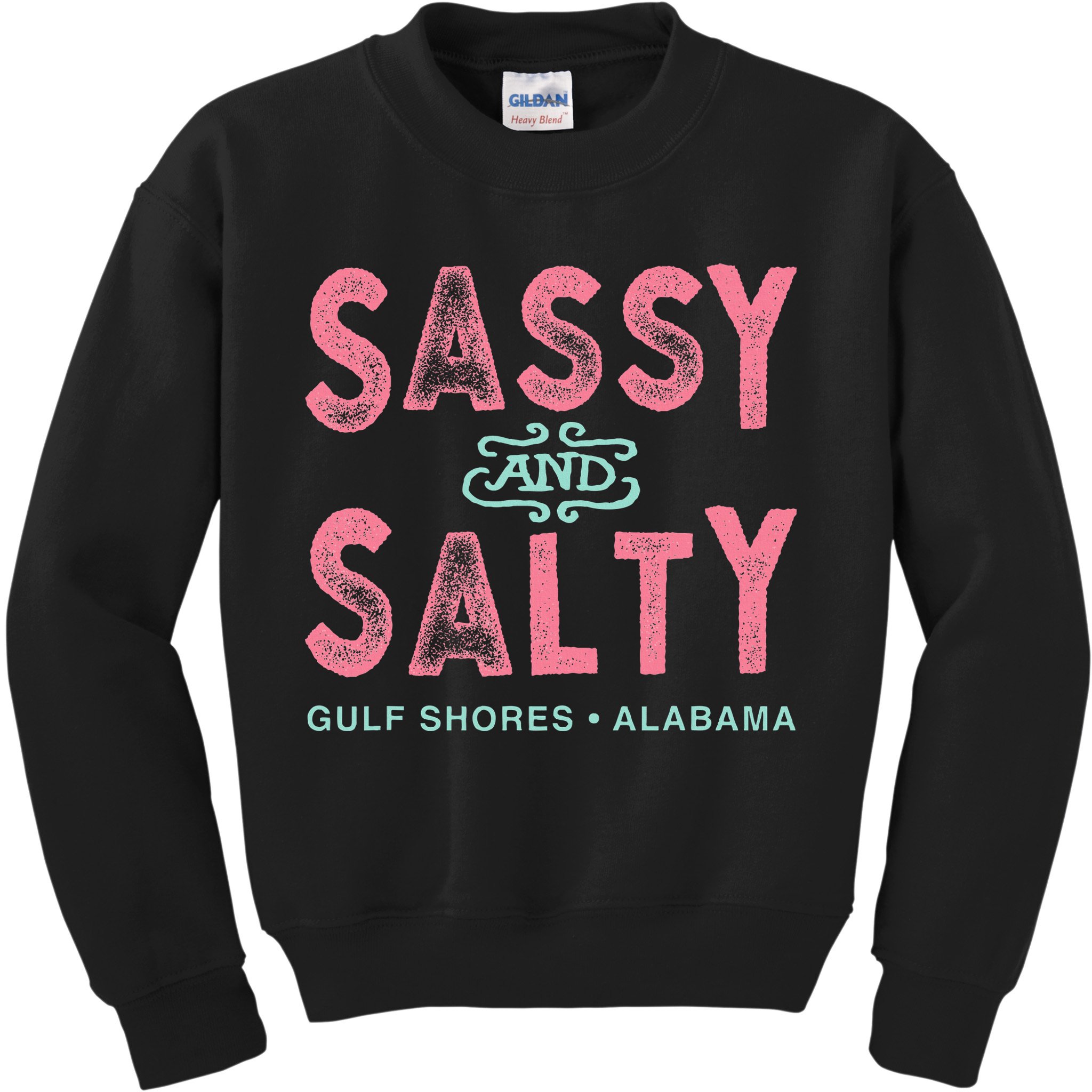 Gulf Shores Alabama Sea Blue Tribal Turtle Kids Sweatshirt