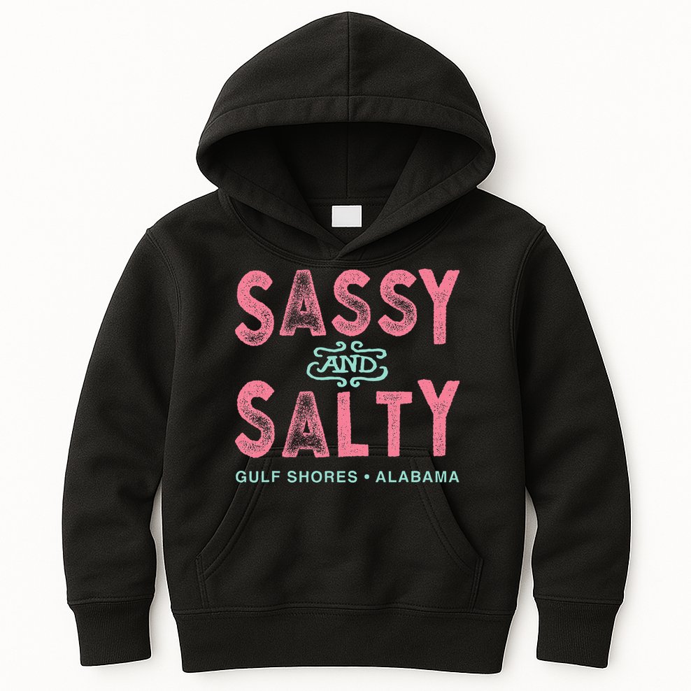 Gulf Shores Alabama Sea Blue Tribal Turtle Kids Hoodie