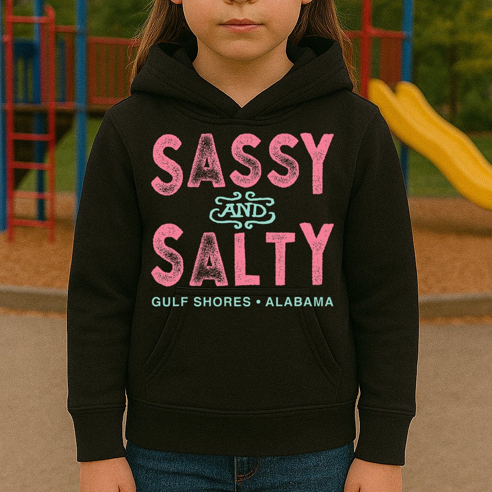 Gulf Shores Alabama Sea Blue Tribal Turtle Kids Hoodie