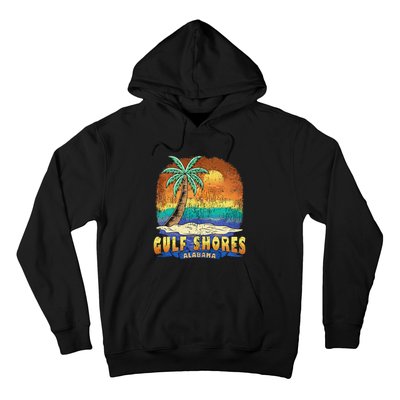 Gulf Shores Alabama Vintage Distressed Souvenir Hoodie