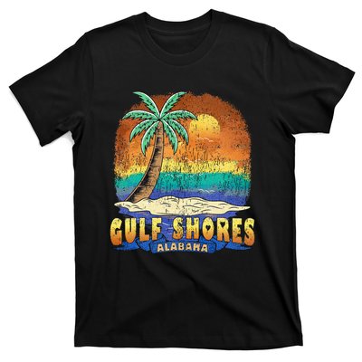 Gulf Shores Alabama Vintage Distressed Souvenir T-Shirt