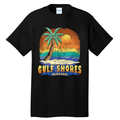 Gulf Shores Alabama Vintage Distressed Souvenir Tall T-Shirt