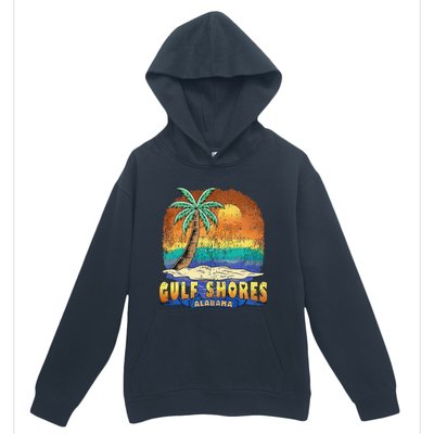 Gulf Shores Alabama Vintage Distressed Souvenir Urban Pullover Hoodie