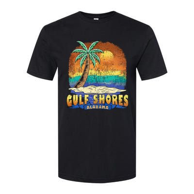 Gulf Shores Alabama Vintage Distressed Souvenir Softstyle CVC T-Shirt