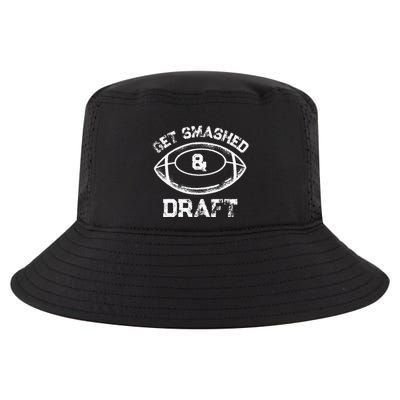 Get Smashed And Draft Fantasy Football Drinking Drafting Cool Comfort Performance Bucket Hat