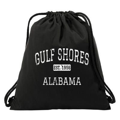 Gulf Shores Alabama AL Vintage Drawstring Bag