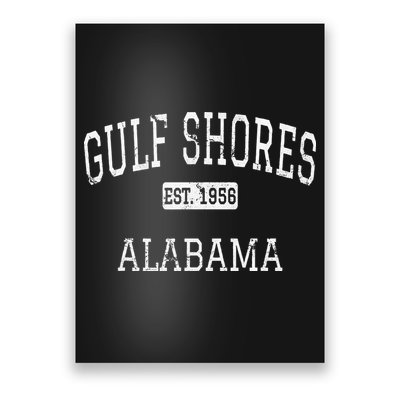 Gulf Shores Alabama AL Vintage Poster