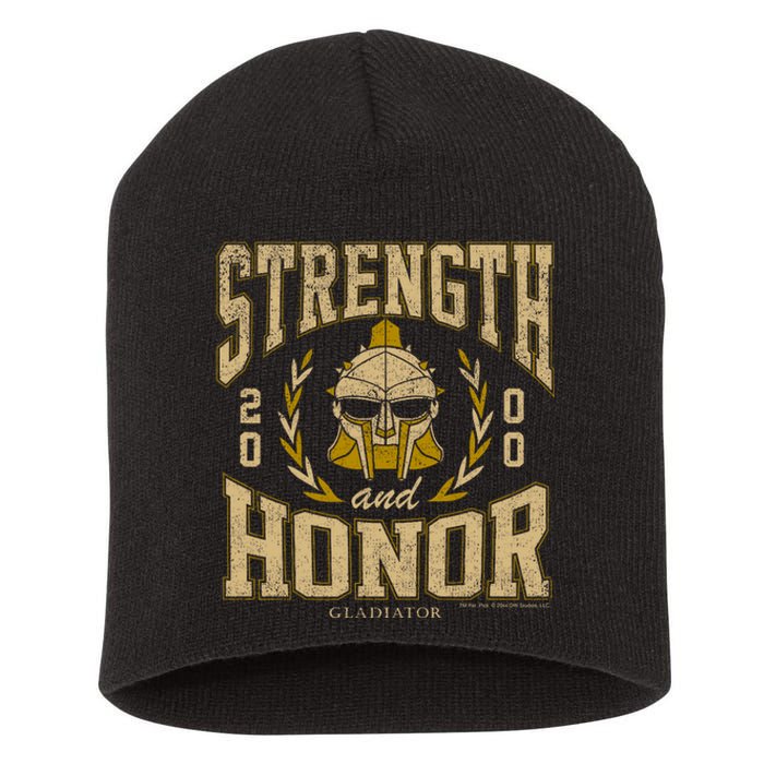 Gladiator Strength And Honor Short Acrylic Beanie