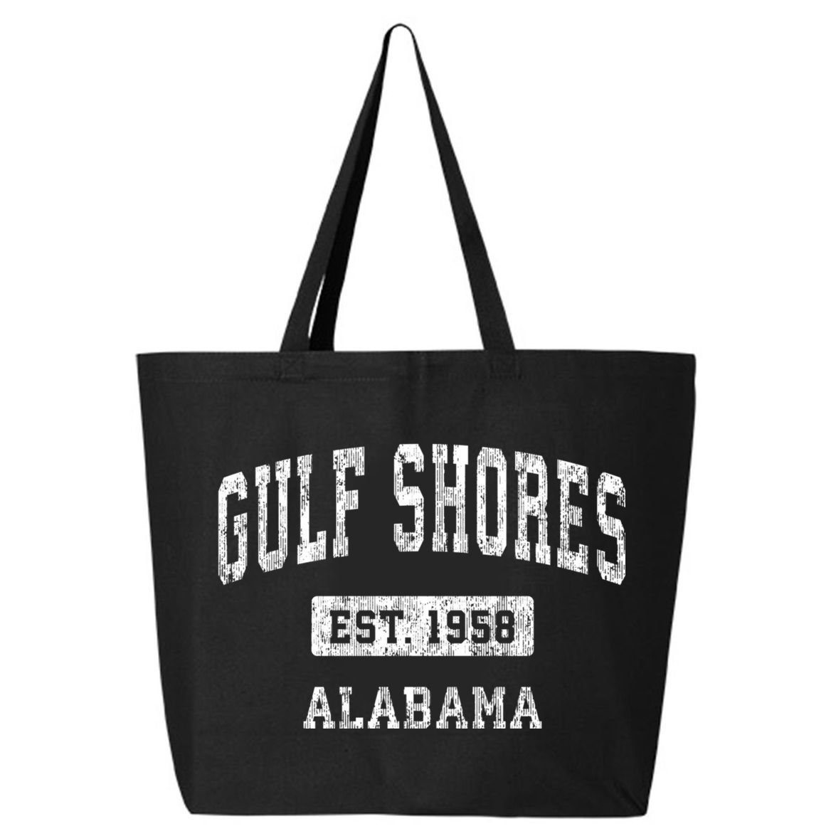 Gulf Shores Alabama Al Vintage Established Sports Design 25L Jumbo Tote