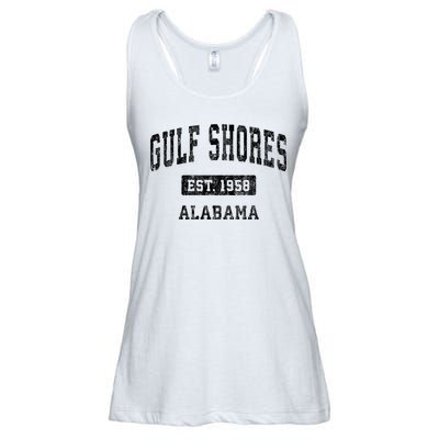 Gulf Shores Alabama Al Vintage Established Sports Design Ladies Essential Flowy Tank