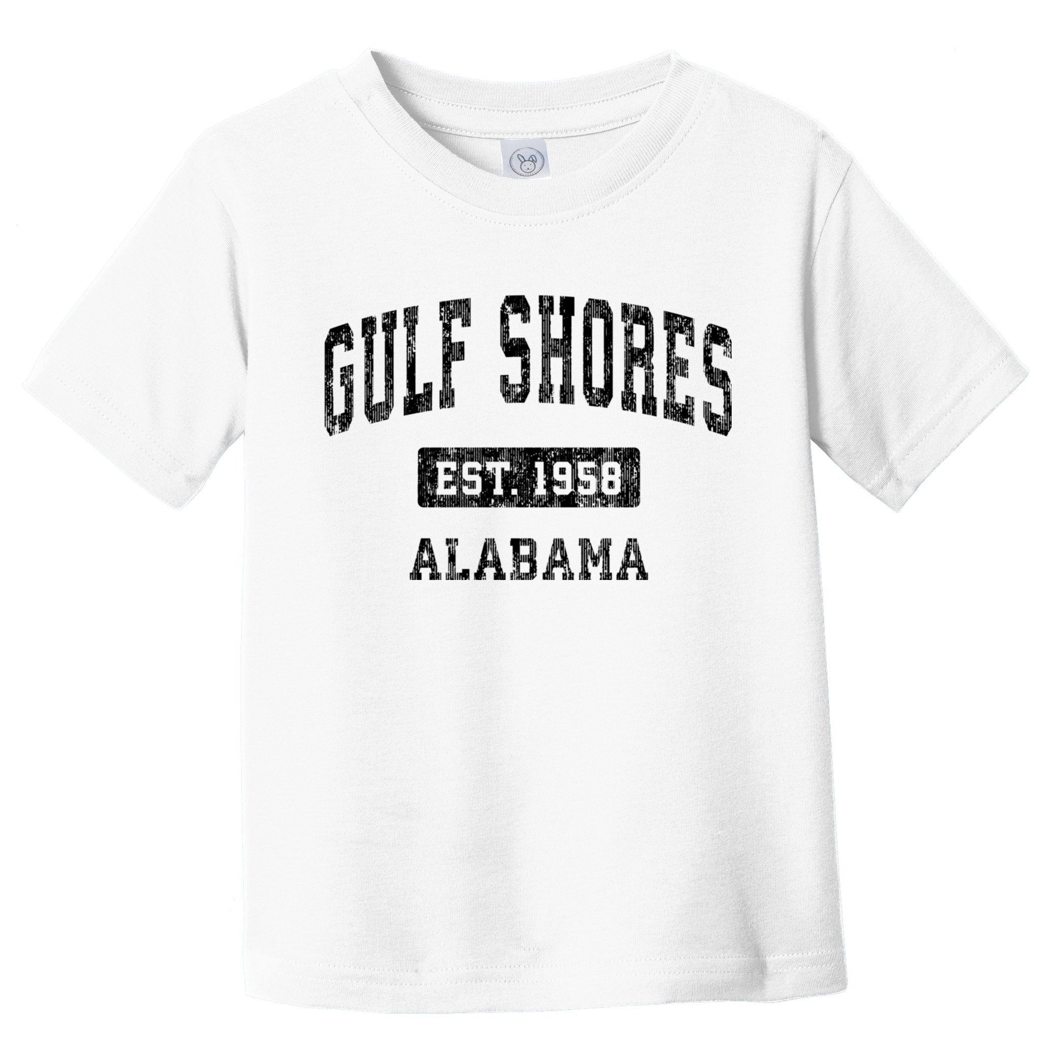 Gulf Shores Alabama Al Vintage Established Sports Design Toddler T-Shirt