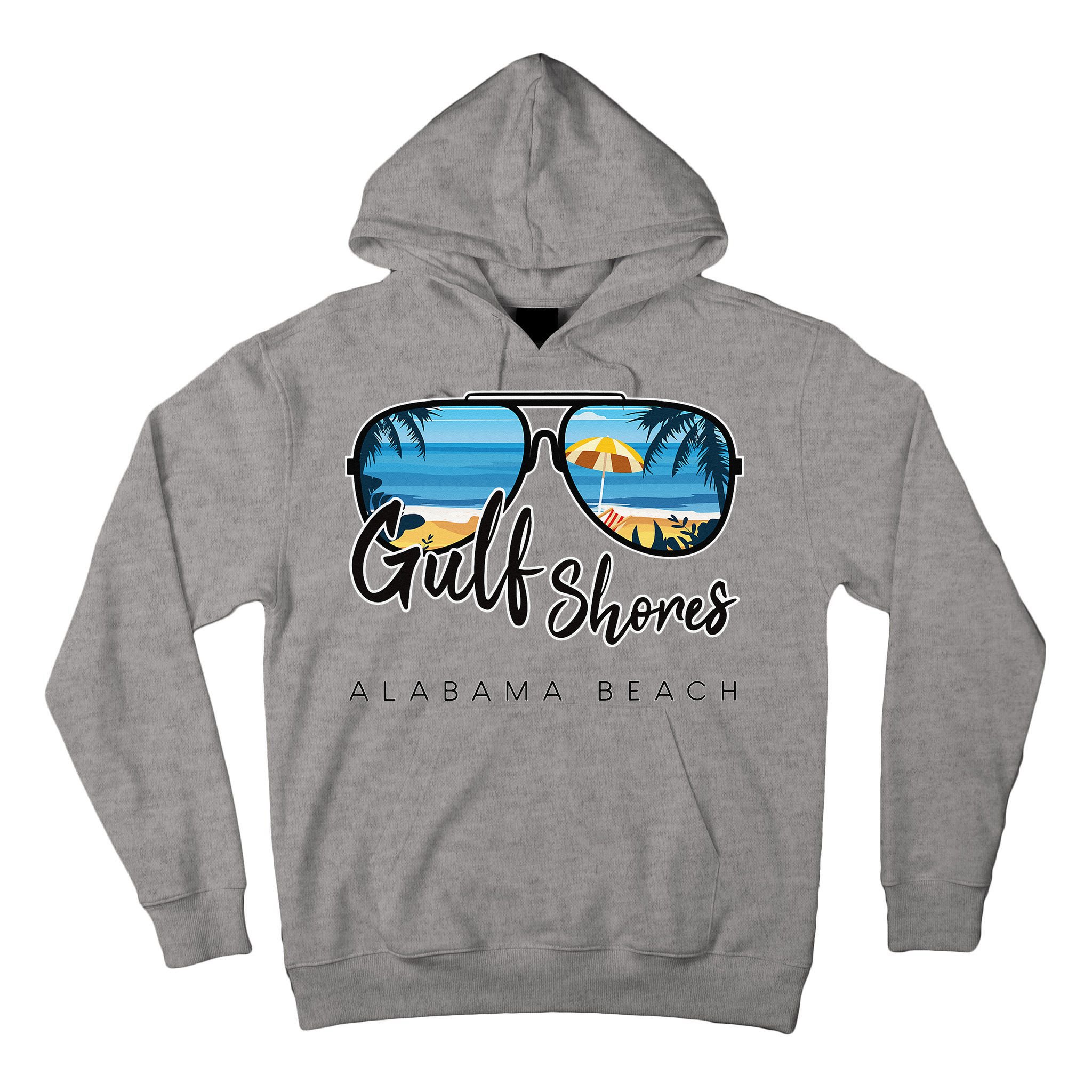 Gulf Shores Alabama Palm Tree Sunglasses Souvenir Tall Hoodie