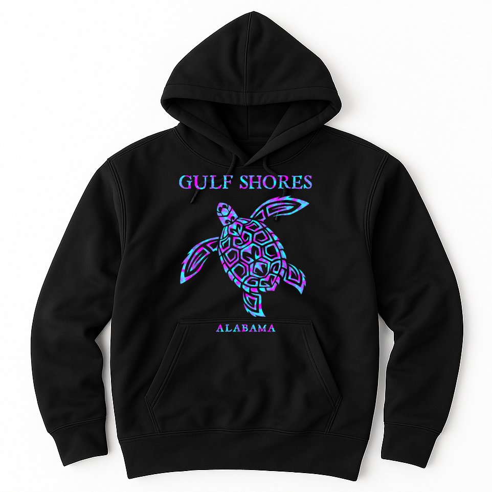 Gulf Shores Alabama Sea Turtle Boy Girl Hoodie