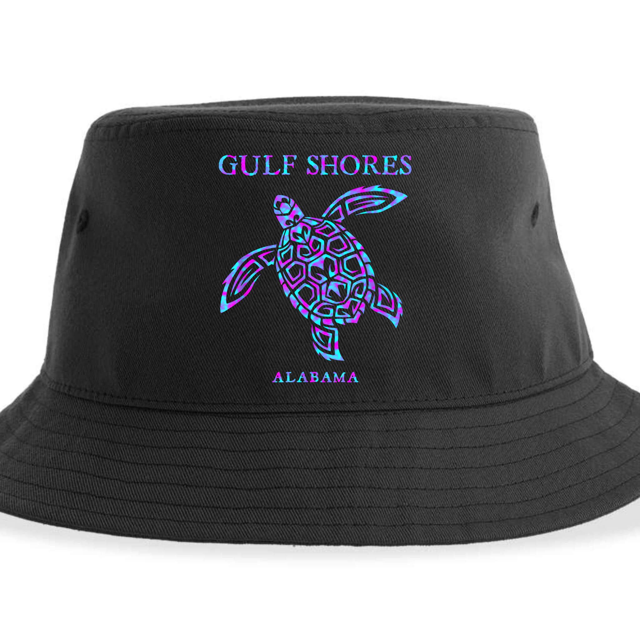 Gulf Shores Alabama Sea Turtle Boy Girl Sustainable Bucket Hat